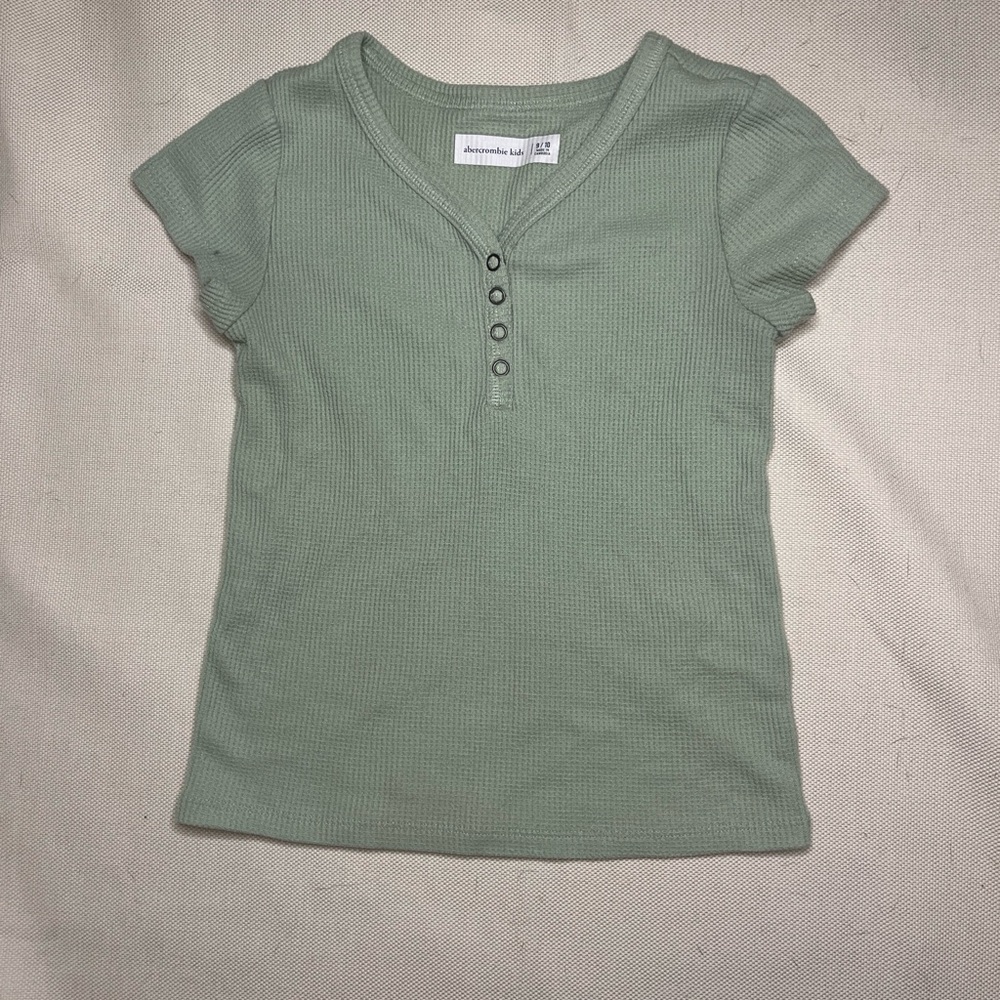 Abercrombie Kids Waffle Knit V-neck